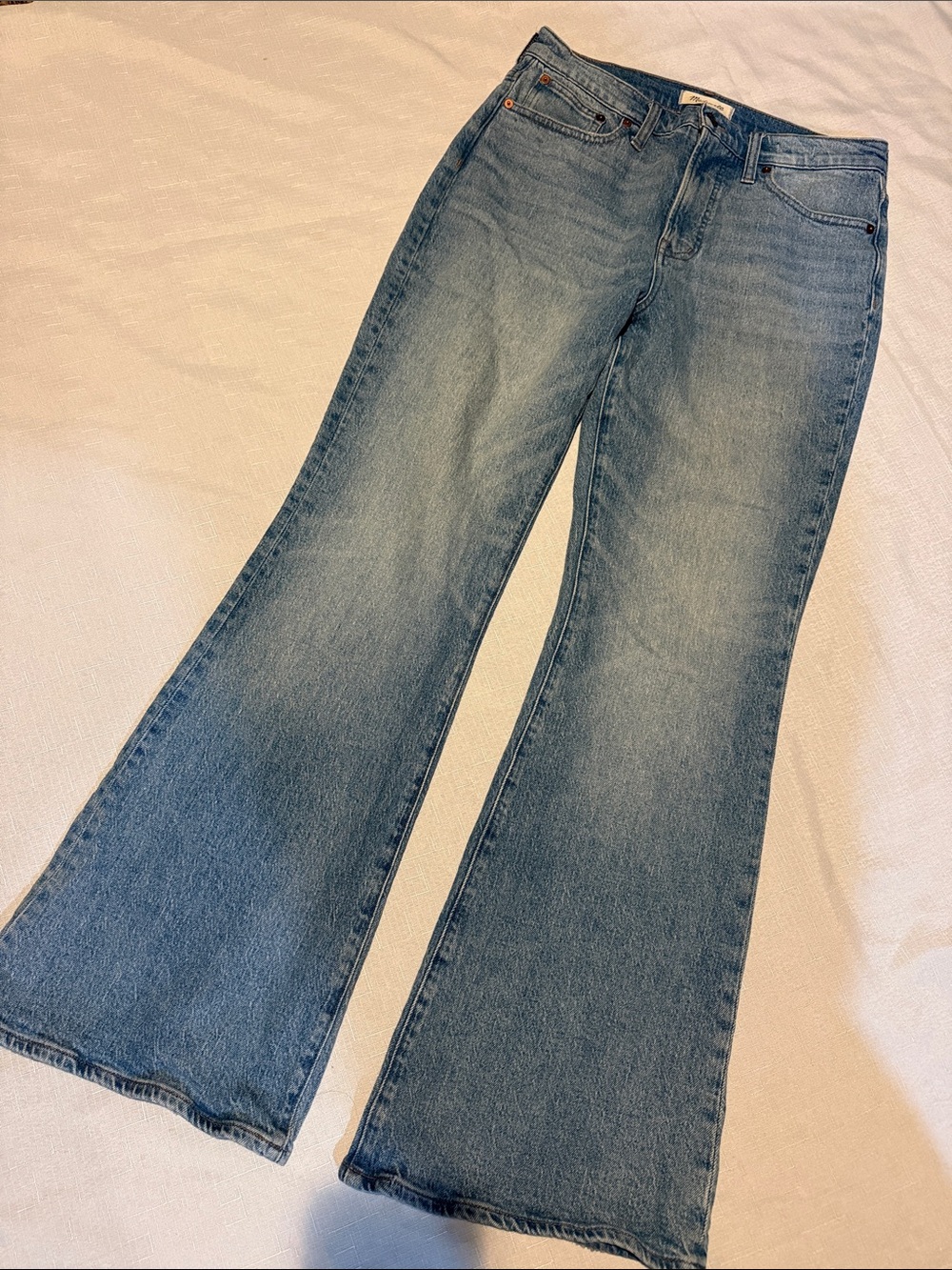 Madewell Light Blue High-Rise Flare Jeans